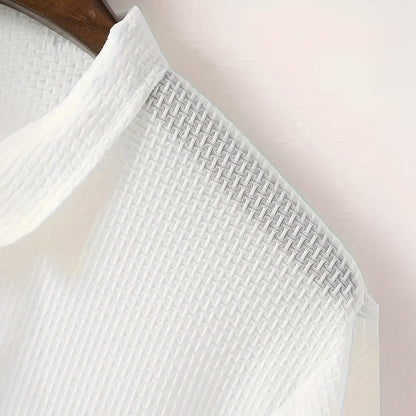 Lusso - Polo manga larga cómodo y ligero para hombre