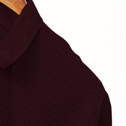 Lusso - Polo manga larga cómodo y ligero para hombre